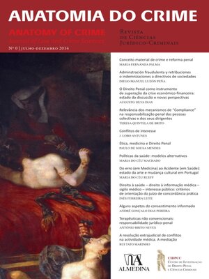 cover image of Anatomia do Crime n.º 0